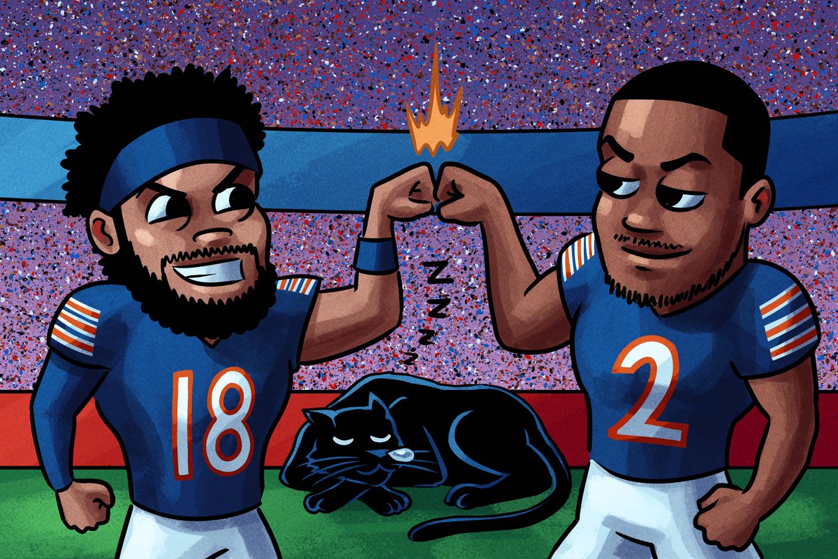 brgridiron's tweet image. Caleb Williams and DJ Moore went OFF today 🐻

DJ: 5 REC, 105 YARDS, 2 TDS

Caleb: 20/29, 338 Total Yards, 2 TDs