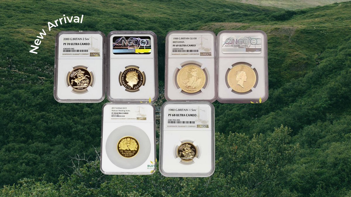 BleyerBullion's tweet image. New #NGCGraded Proof coins are available for immediate despatch!🌟

Investing in these coins offers numerous benefits: expert grading ensures quality and authenticity, enhancing their market value. 

Browse: bit.ly/4eU6ZnU

#CoinCollecting #ProofCoins #GoldInvesting