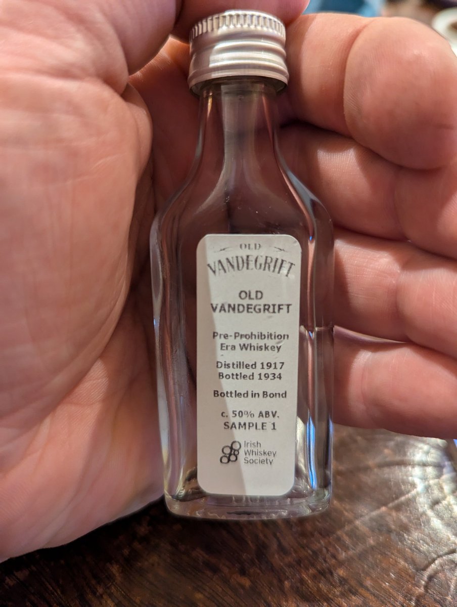 Looking back at a left over sip from an outstanding Irish Whiskey Society tasting a couple of years back. 
Hats off the society for all their constant efforts.

That one was a special one.