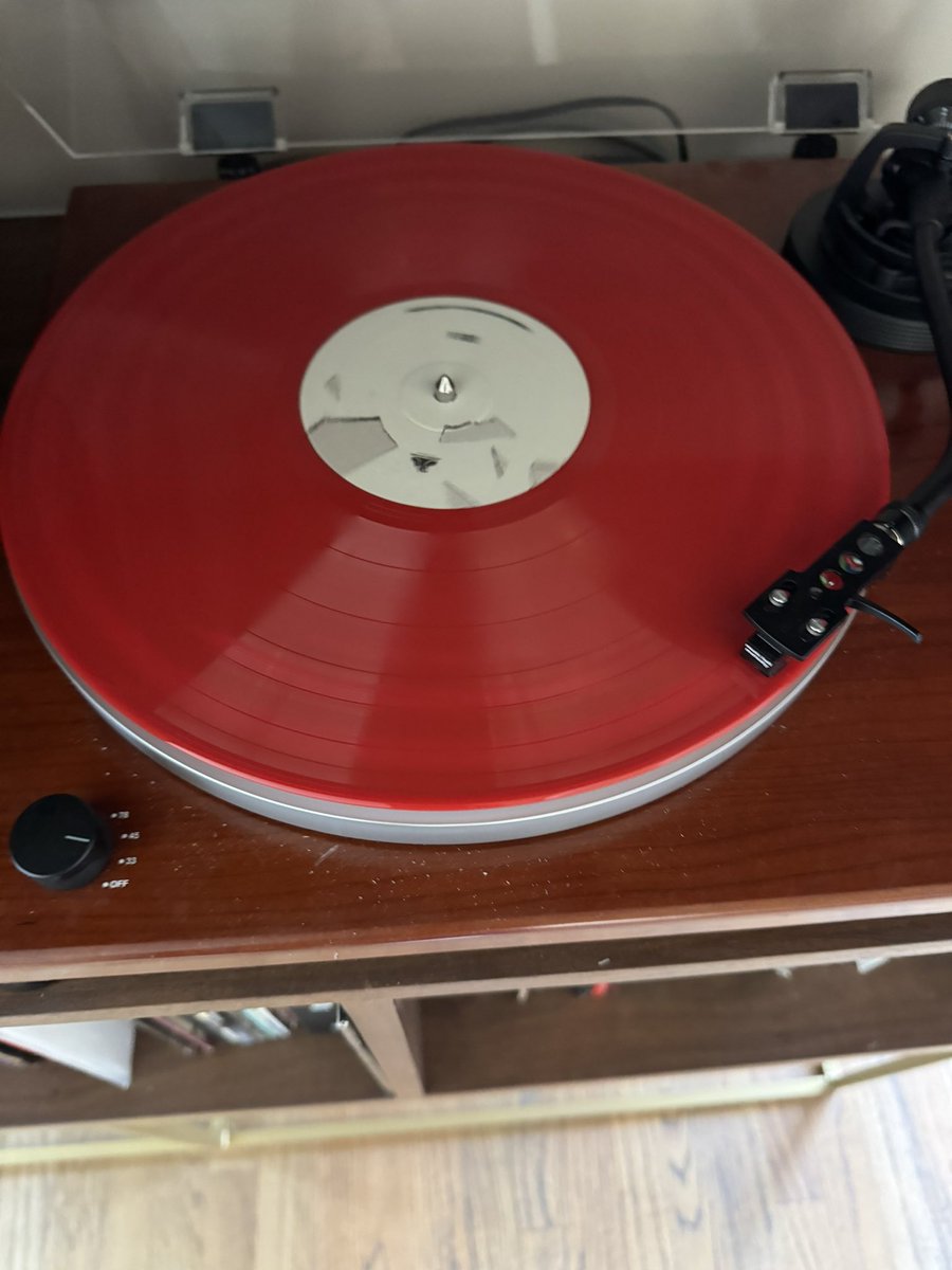 jscottamy's tweet photo. Still writing and spinning.  This time a soundtrack from a great little slasher flick - Lucky.  #MusicToWriteTo https://t.co/lyBNj1pAr3