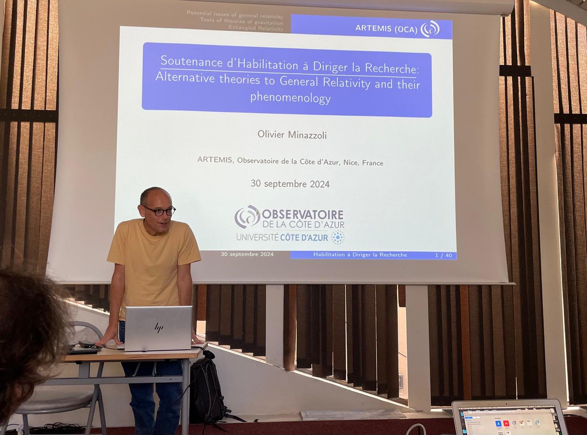 lab_artemis's tweet image. Congratulations to @OMinazzoli who succesfully defended his Habilitation last week at the @ObsCoteAzur