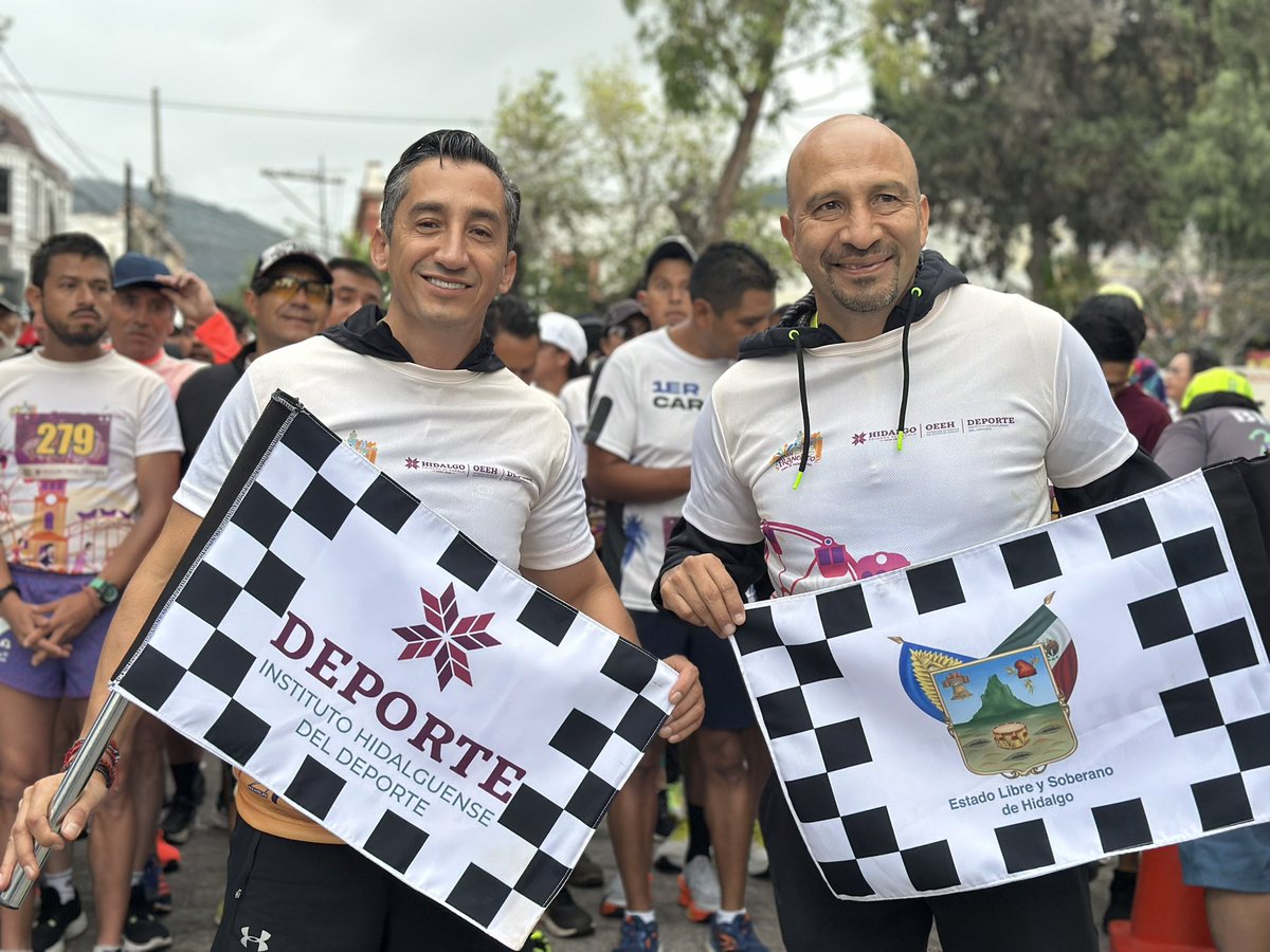 MarcoAranzabal's tweet photo. Está mañana se llevó a cabo la Carrera Atlética, San Francisco 2024 “Late Con Orgullo” en compañía de mi amigo Oscar Pérez  titular de @deportehidalgo a quien agradezco por sumarse y coadyuvar en las actividades de la #FDSF2024🙌🏻

¡Felicito a todos los participantes!✨

#OEEH https://t.co/1ScLas1IU3