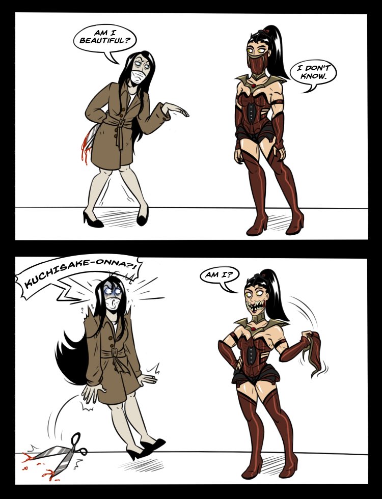 I always saw many similarities between them! Oh and BTW <a href="/noobde/">Ed Boon</a> <a href="/Osu16Bit/">Stephanie Brownback</a> <a href="/MortalKombat/">Mortal Kombat 1</a> Mileena and Kitana need more hairstyles like these!