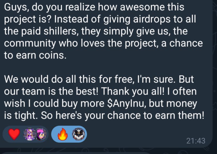 AnyInuCoin's tweet photo. Everyone who's in a meme community needs to read this. 

Join the revolution.

The future is multichain! Woof! https://t.co/VONhiWR6qL