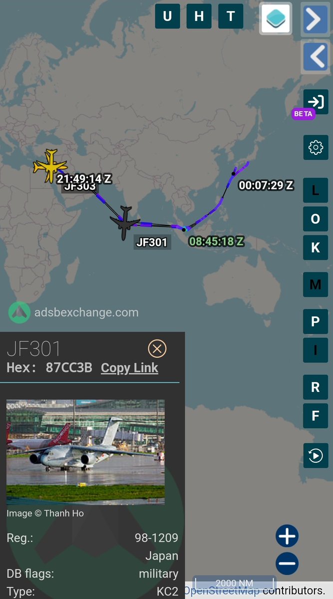 SomeFrench1991's tweet photo. Japan 🇯🇵 sent two Kawasaki C-2 (98-1209 #87CC3B and 28-1216 #87CD23) and a KC-767J (97-3603 #87CC09) to Jordan 🇯🇴 on October 3rd to evacuate Japanese citizens from Lebanon 🇱🇧
@LebanonJets
https://t.co/boI7g22WK7 https://t.co/zEYXZmDrC2