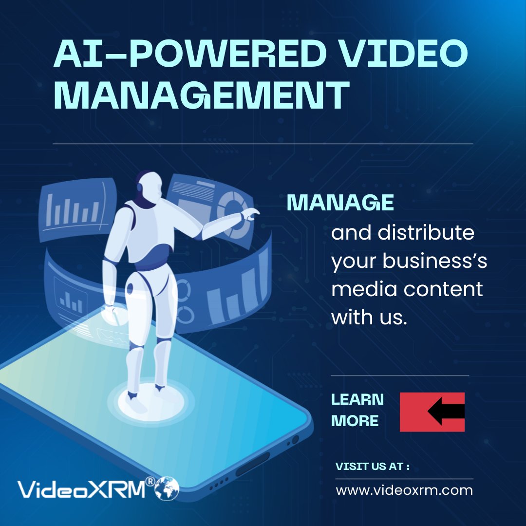 AI-Powered Video Management: Effortlessly manage and distribute your business’s media content with <a href="/VideoXRM/">VideoXRM</a>. Learn more today. cutt.ly/EeRUGTxS #VideoContent #BusinessAI
