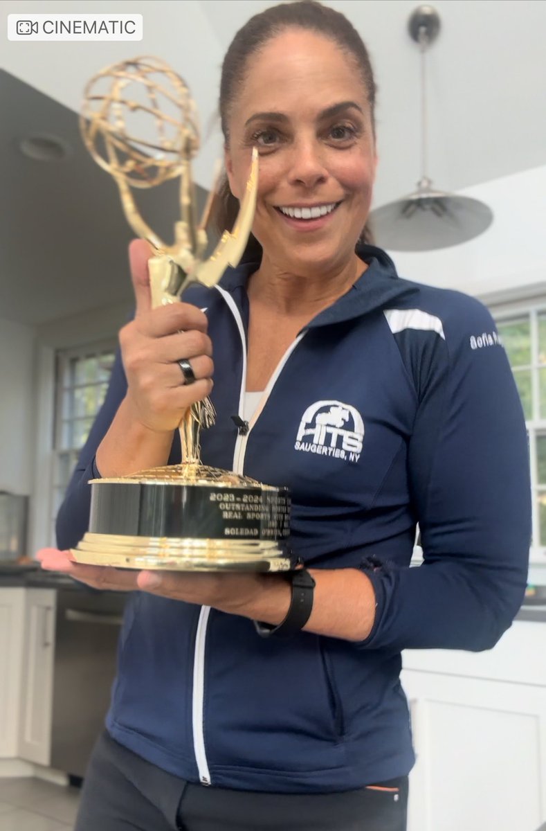 soledadobrien's tweet image. Well this was pretty great to get shipped to me today! @RealSportsHBO @TheEmmys 🔥🔥🔥