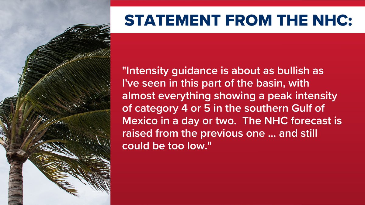 pcavlin's tweet image. Sobering words from the National Hurricane Center in this latest advisory...

#tropics #Milton #Florida @KHOU #khou11