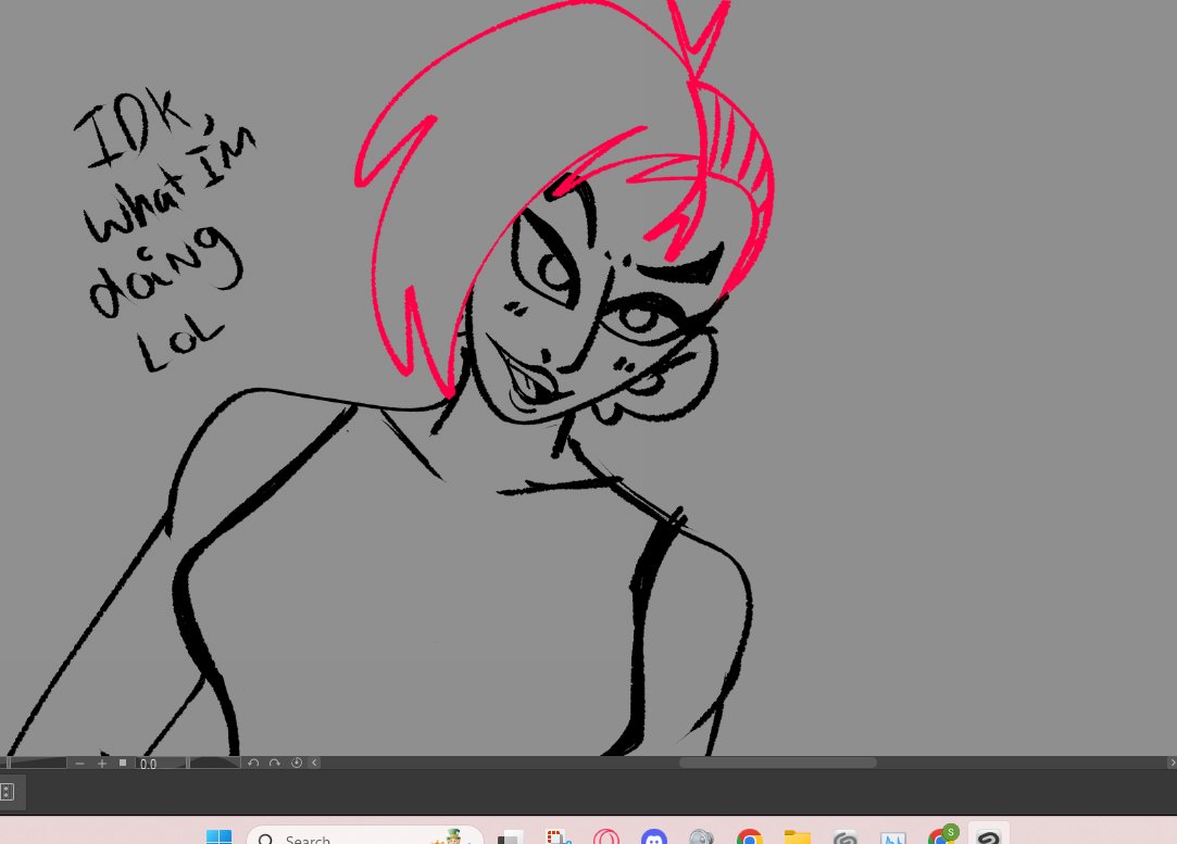 ((working on a fuckin saiyan oc named pumki
but idk if this is the direction i go