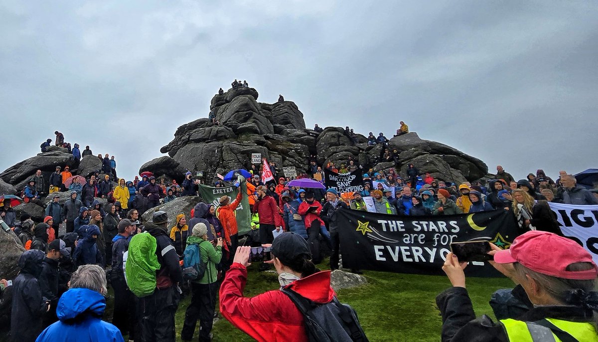 Incredible turn standing up for our right to wild camp on Dartmoor today. 

The court will decide if a legal right to camp continues, but Dartmoor simply shines a light on the deficit of our current access model. 

Whatever the outcome we need new access legislation.