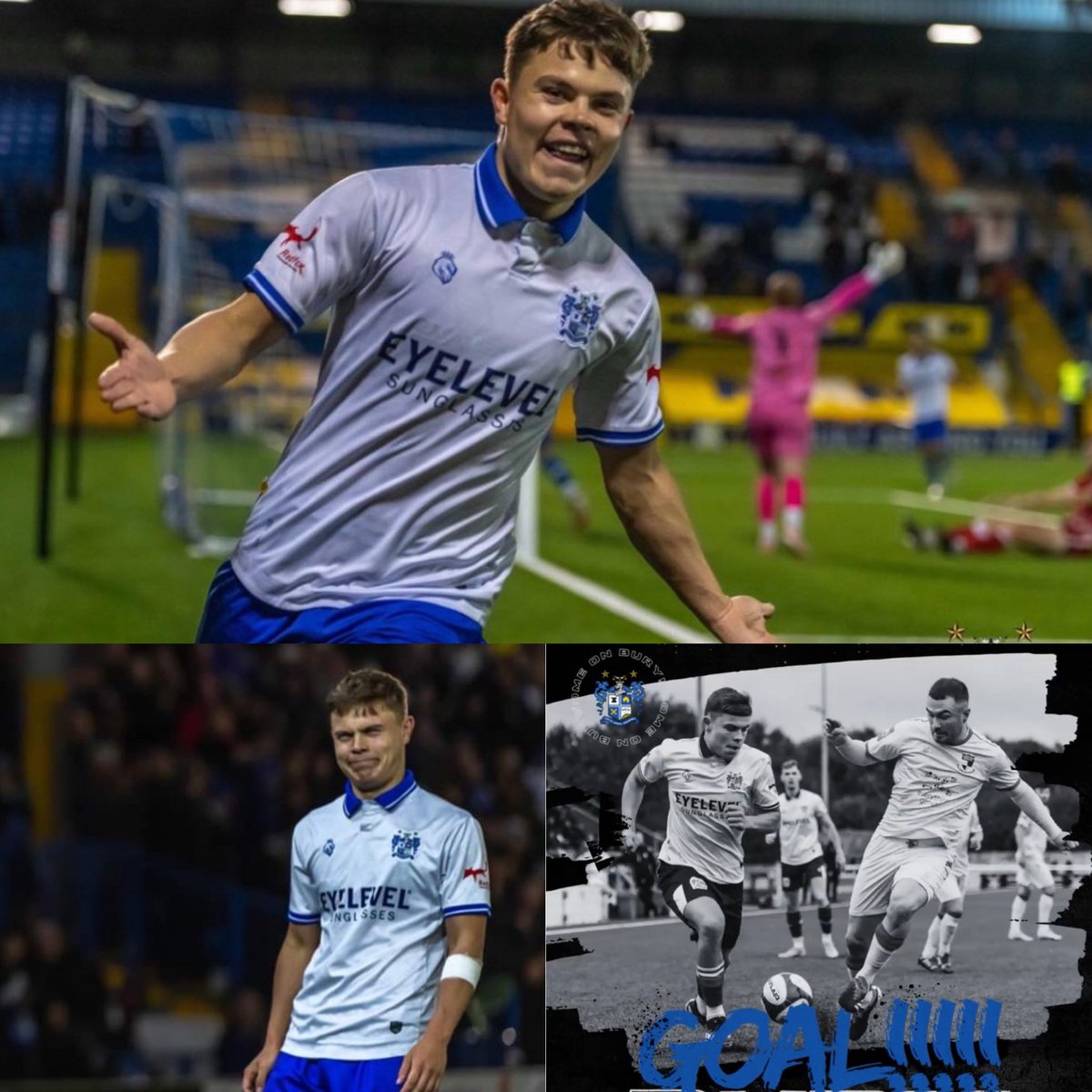 JFoy82's tweet photo. Buzzing for this lad after terrible injury ravaged 12 months at Sunderland. Back enjoying his football at @buryfcofficial we always knew at @FFFSportsMngt he just needed games and to get the love of playing back and the Champ/EFL1 level player would be back. https://t.co/logqZ9FkPh