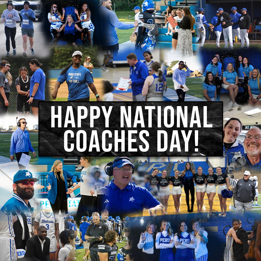 Happy National Coaches Day to each of our Coaches! We want to thank each and every one of you for your dedication and hard work to our teams and Peru State!

#nationalcoachesday | #DefendtheDen