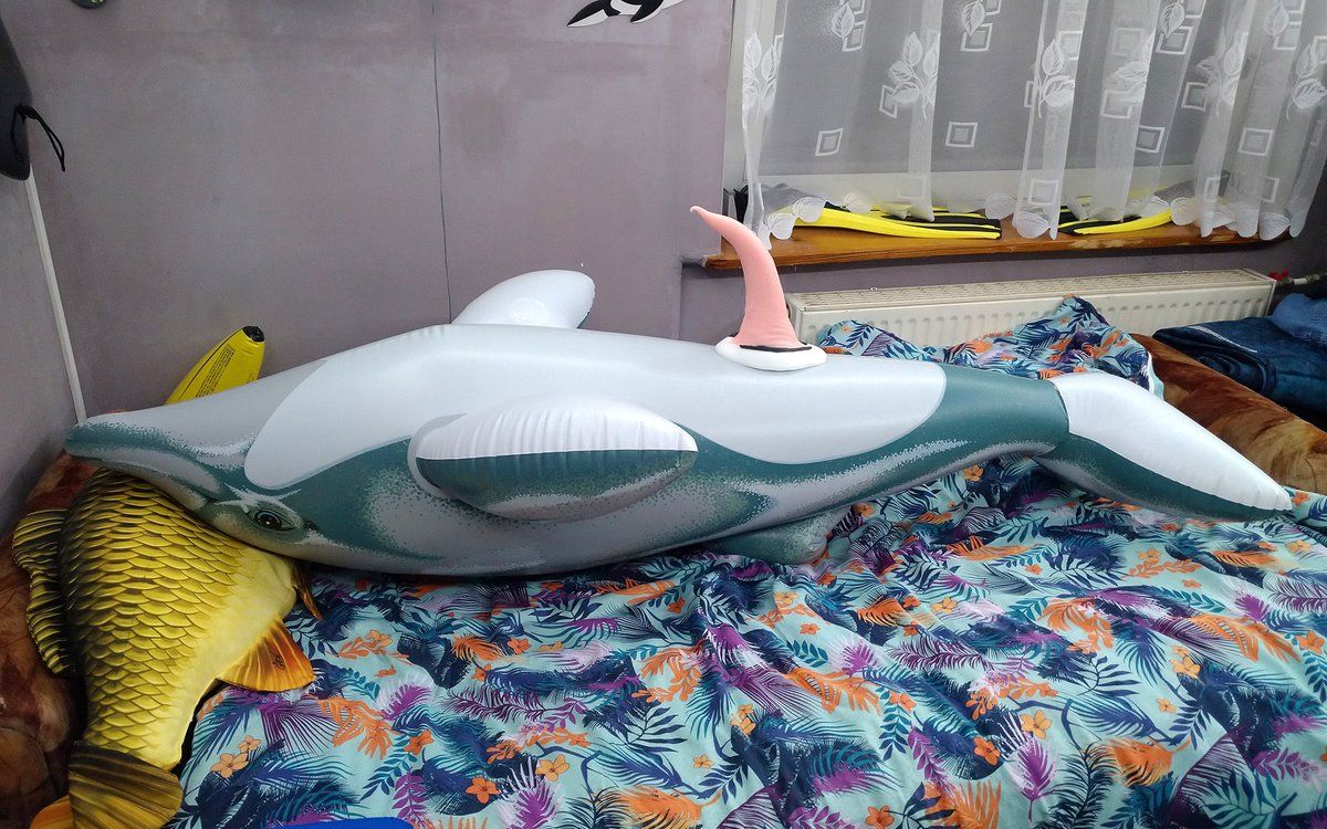 InflatableDolph's tweet photo. Intex inflatable dolphin with penis from @Flurbme

I need to make some mount for this ;)

#intex #inflatable #dolphin #pooltoy #dildo #penis #orca #flurbme https://t.co/jTZqp7NZ1M
