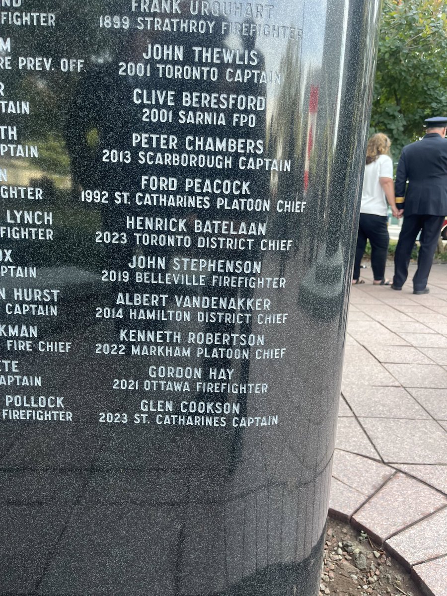 capmorganbfd56's tweet photo. Honoring our fallen brother today in Toronto. Rest easy Herb! @BPFFAlocal497 https://t.co/8jNwxuOBvg