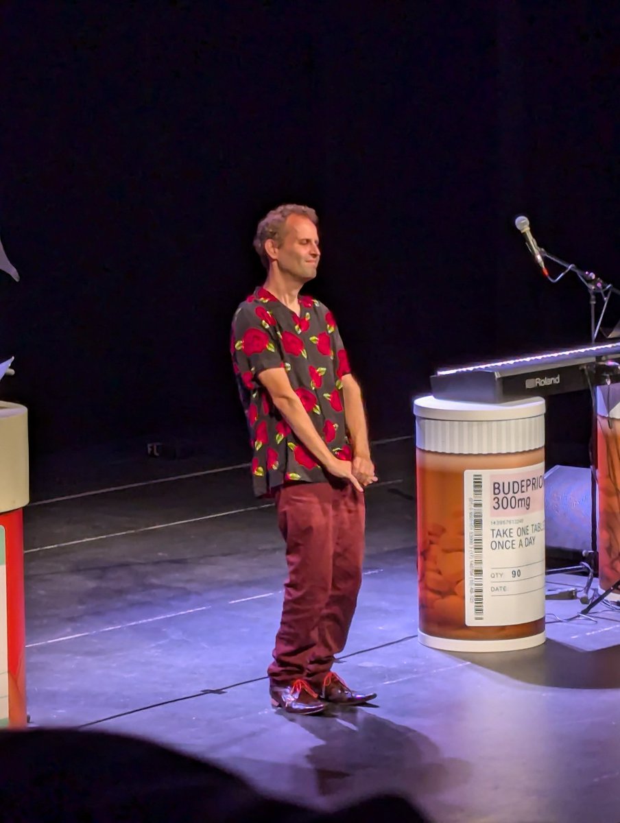 KTollerfield's tweet photo. Enjoyed seeing Adam Kay tonight!He had the audience Laugh &amp; cry.
In the UK,72 medical professionals (including doctors,nurses, therapists and midwives) took their own lives in 1 year. 360+ nurses attempted suicide in 2022. #lookafterhealthcareprofessionals #mentalhealth https://t.co/zf0WRd3Hh9