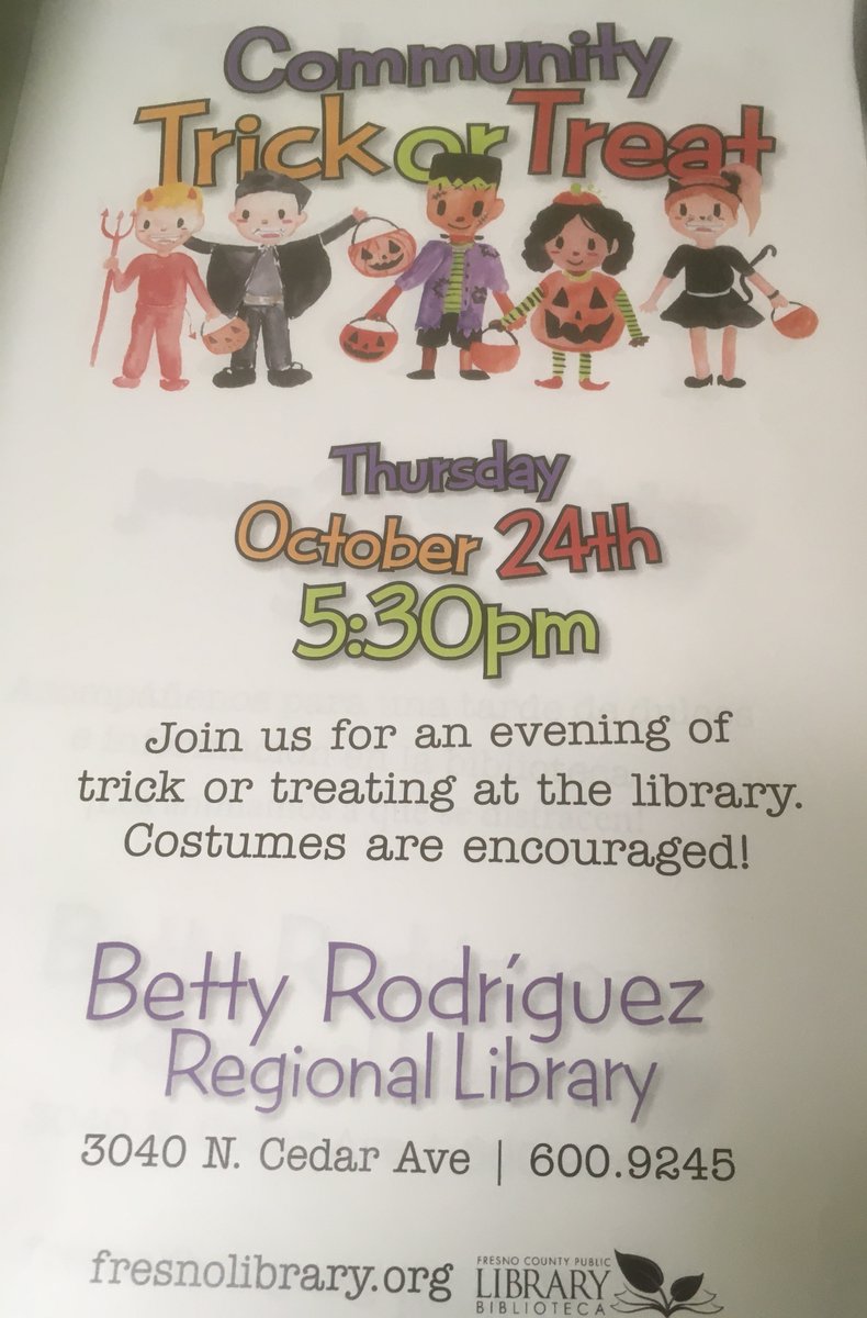 FYI- Here is an upcoming family fun event happening at the Betty Rodriguez Public Library.