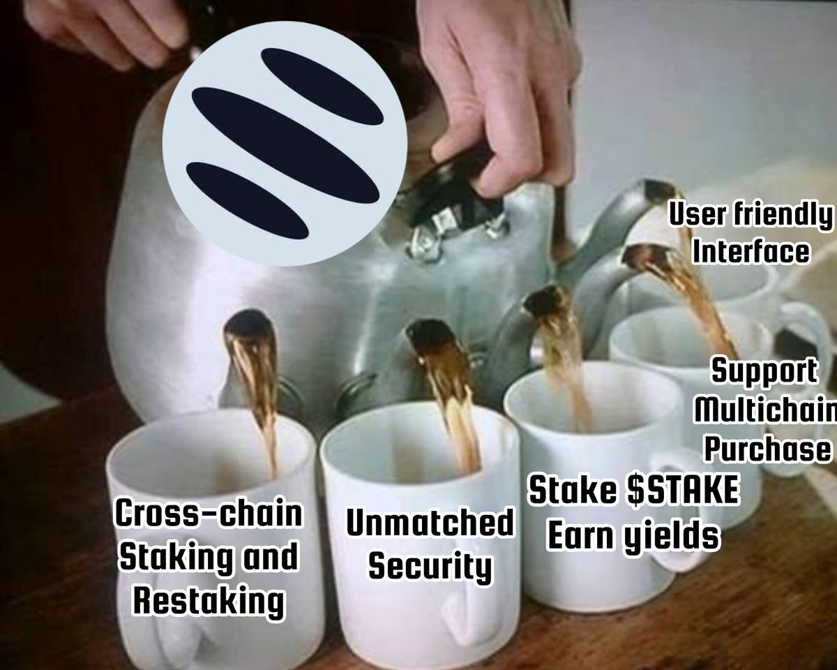 Crix_sol's tweet photo. @StakeLayerIO is the future of Staking.
$STAKE to unchain maximum yield on tokens!
Support cross-chain staking and restaking ๐ฅ
Start earning on @StakeLayerIO my fren โบ๏ธ
LFG ๐ฅ ๐
#StakeLayerMeme https://t.co/mZ6OokTNju