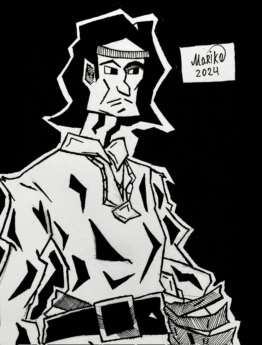 Mariko_Toi's tweet photo. #Pulptober Day 5.
TONTO.
#Fanart #art #drawing #inktober #pulptober #sketchbook #sketch #illustration #traditionalart #markerart #tonto #theloneranger #thelonerangerart #western #westernart 
#Малюнок #малювання #творчість #скетч #скетчінг #арт #фанарт #украрт #інктобер https://t.co/TIk2WEggDv