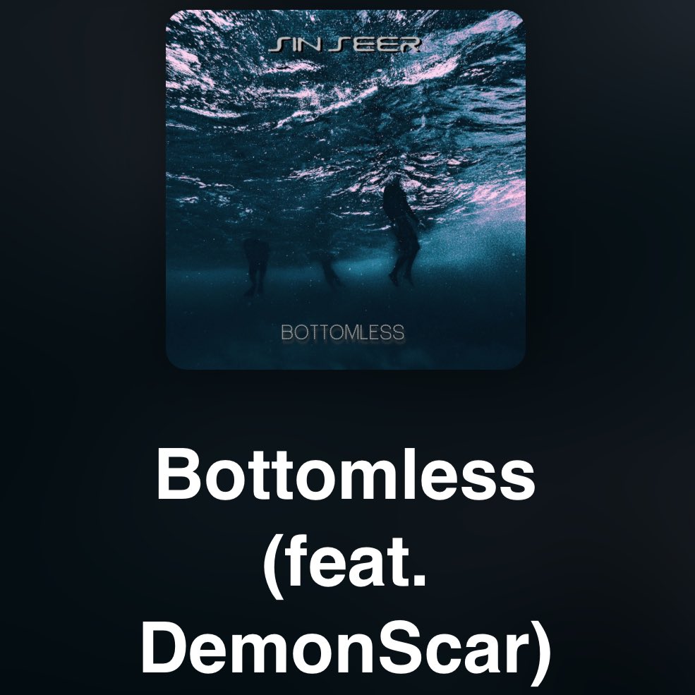 October 11th! <a href="/sinseermusic/">Sin Seer</a> featuring DemonScar! “Bottomless” single. It’s about to go down 🔥