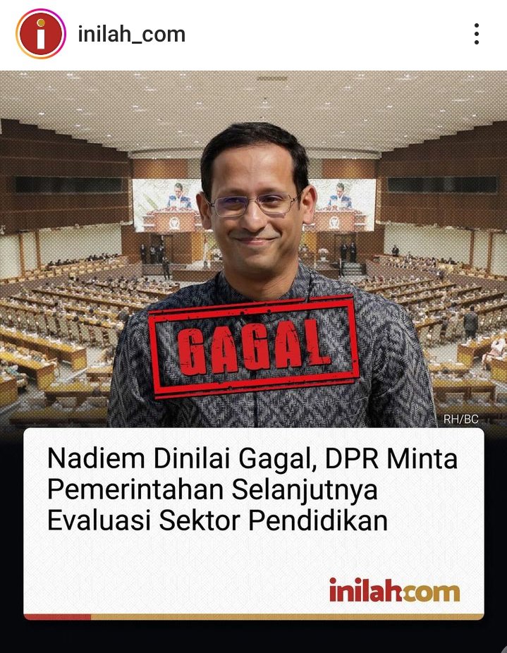 Menteri gagal! 

Setuju??