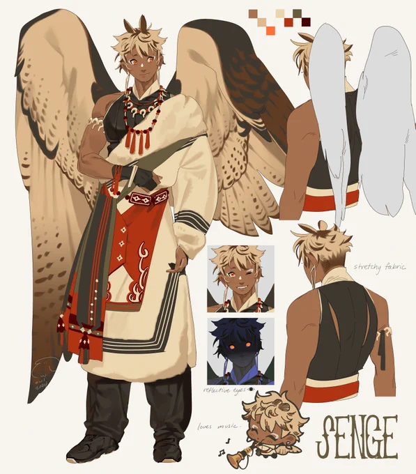 finished my boy's ref 🦉♡ 