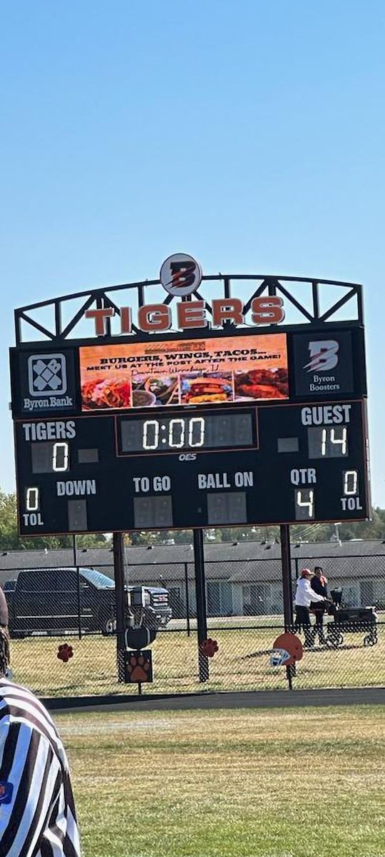 PHSTigerFB's tweet photo. Congratulations to our 8th grade football team on finishing the year with a hard fought win against Byron!!
#FearTheStripes24
#TheFutureIsBright https://t.co/vvX4bZmmSj