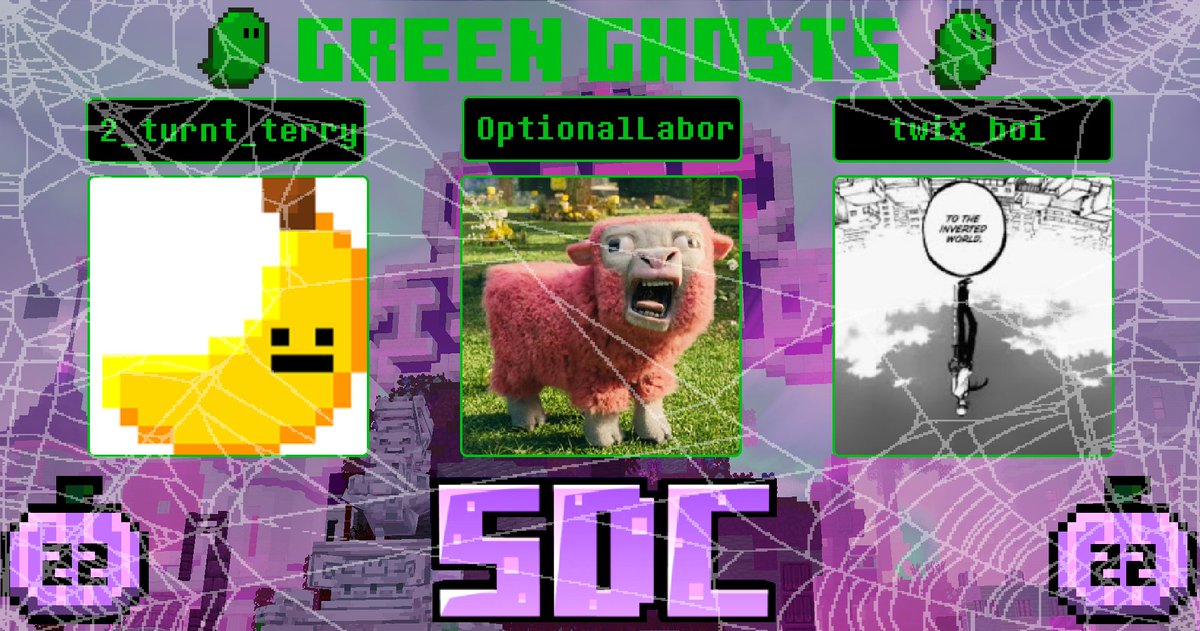 SogldrofChampV2's tweet photo. YOUR GREEN GHOSTS ARE 
2_Turnt_Terry OptionalLabor and twix_boi https://t.co/ZXfXVDoB16