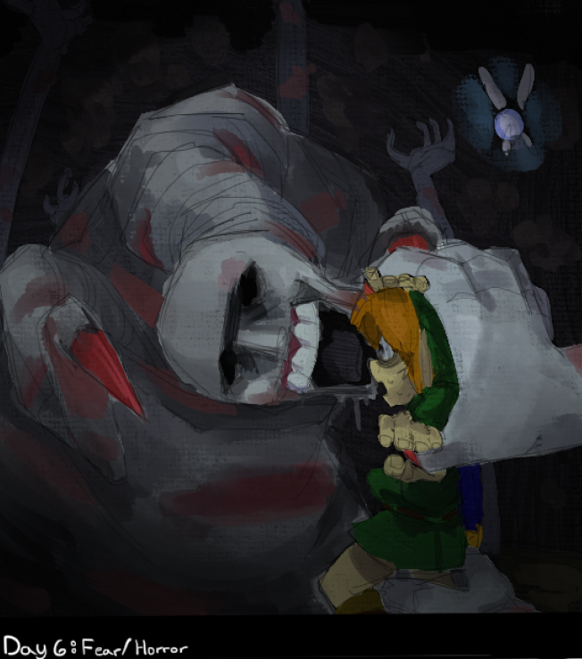 DeezNutterButts's tweet image. Day 6: Fear/Horror #linktober