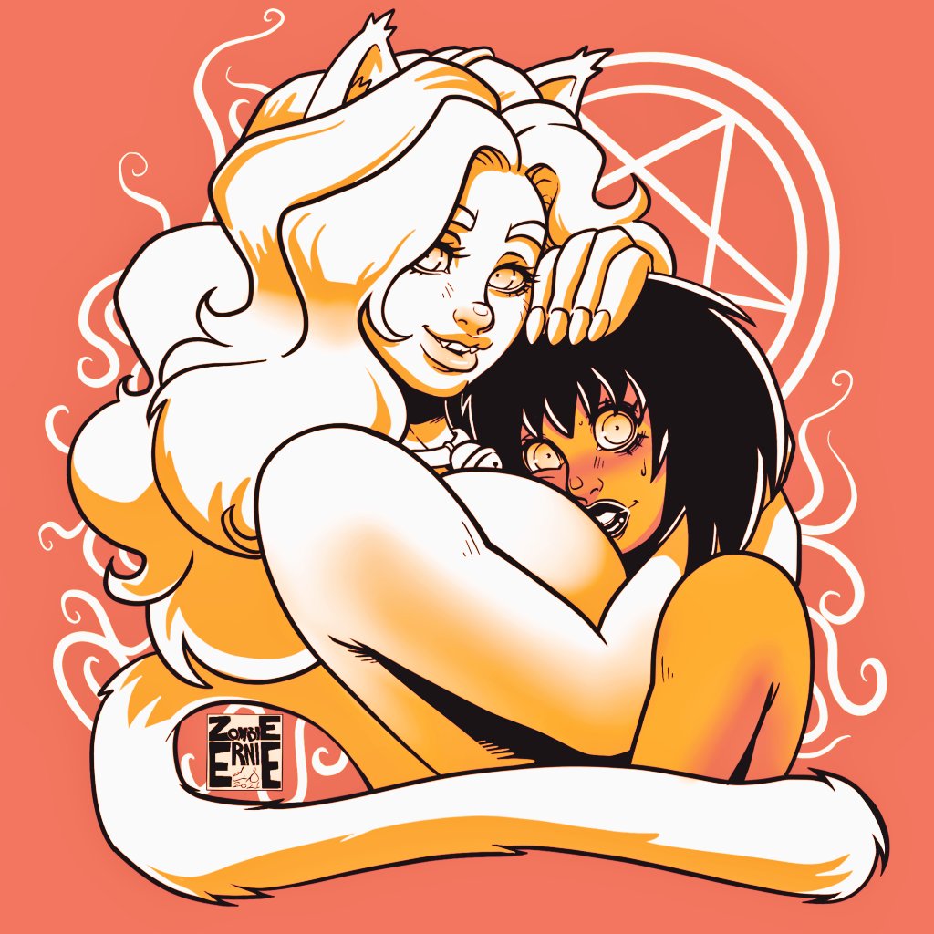 「October spooky repostanpostan day 06!Meo」|ZombieErnieのイラスト