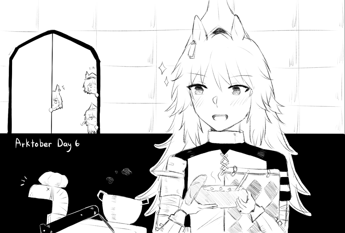 AineMizuiro's tweet photo. #Arktober Day 6: Food

I'm late again aaaa
But better late than never. owo)b

Pinus Sylvestris! From Rhodes Kitchen Menu 8: Bread Bowl Stew and the Knights of Kazimierz

😭They're so cute uwu) https://t.co/07mPvUDe5b