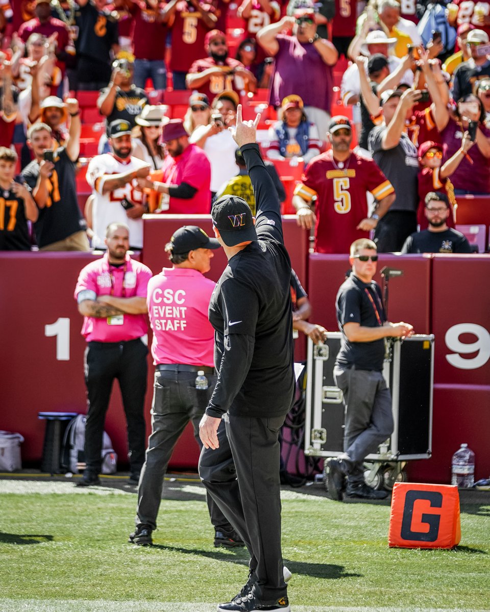 Commanders fans showed out today 🤘