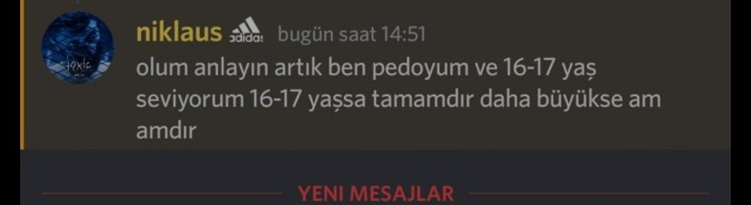 @bugranocap oğlum anladık sen pedosun.