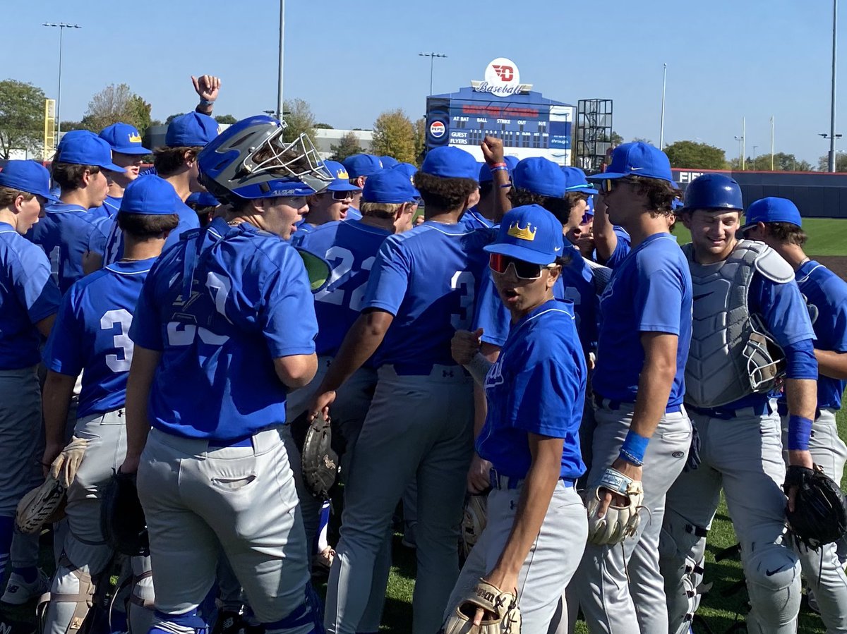 OntarioRoyals's tweet photo. Day 6 on the road with our collegiate roster took us to @DaytonBaseball - thank you to Coach Loiseau and staff for hosting us today for our game and campus tour #RepTheCrown👑⚾️🍂 https://t.co/vda7PAU6gO