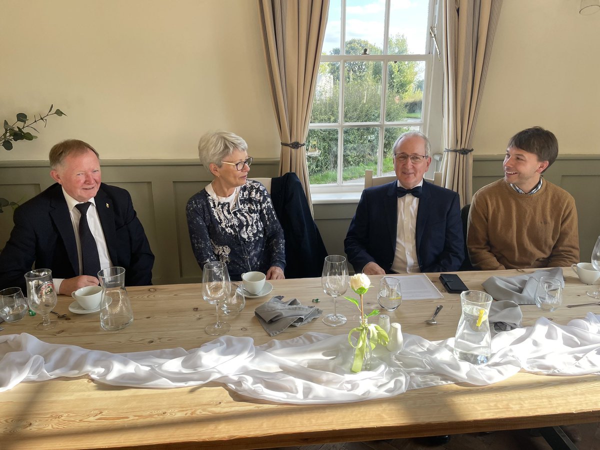 Yesterday it was wonderful to welcome Paul and Anne Hale to our Annual Lunch at Kedleston Country House. Paul spoke about his long career as a Cathedral musician, recitalist, organ consultant and teacher, and it was wonderful to hear his many stories. Our next event is on 9 Nov.