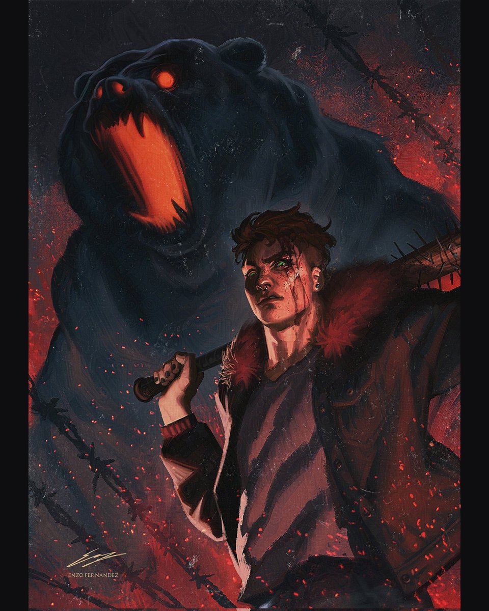 pkblitz's tweet image. Drawing for @kumachomp who wanted me to paint her punk boy Danni in my style. It's always fun to draw OCs!
i still can't post 80% of what I'm working on right now, but this is something I CAN show you.