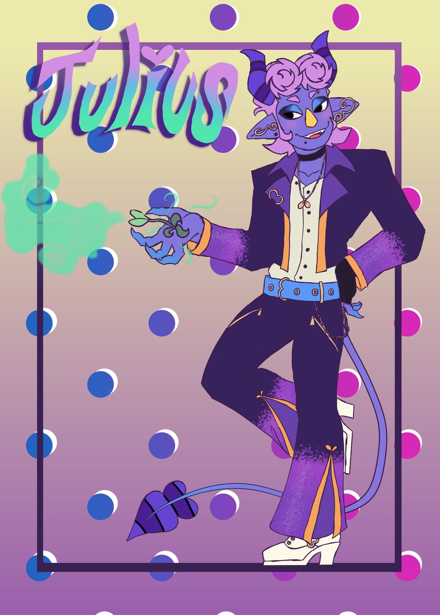 Nana_RedClover's tweet photo. @JTTOOP I drew their oc Julius joyful! the younger brother of julie joyful. If i remember correctly, he works as a real estate agent (or something like that, might be wrong.)
#welcomehome #hyperpoppunk #welcomehomeoc #notmyoc #fanart https://t.co/aAoJ73Lyln