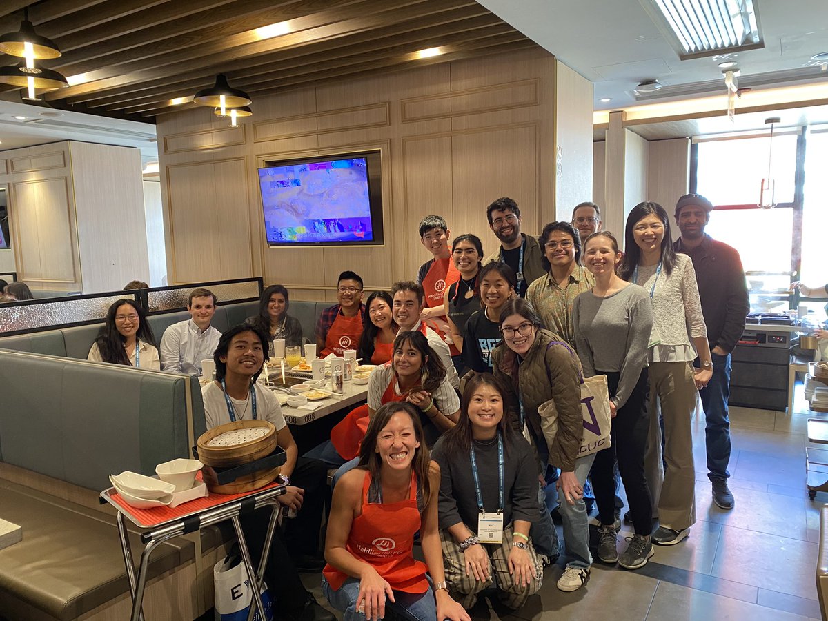 kaymtye's tweet photo. So grateful to have had the privilege of working with all these amazing scientists and enjoying some hot pot with them!! #TyeLabFam ❤️ 

The lab is like a river, where it always keeps moving and changing, but always is still the same river, where every one flowing through makes a lasting impact that changes the path for those that follow.
