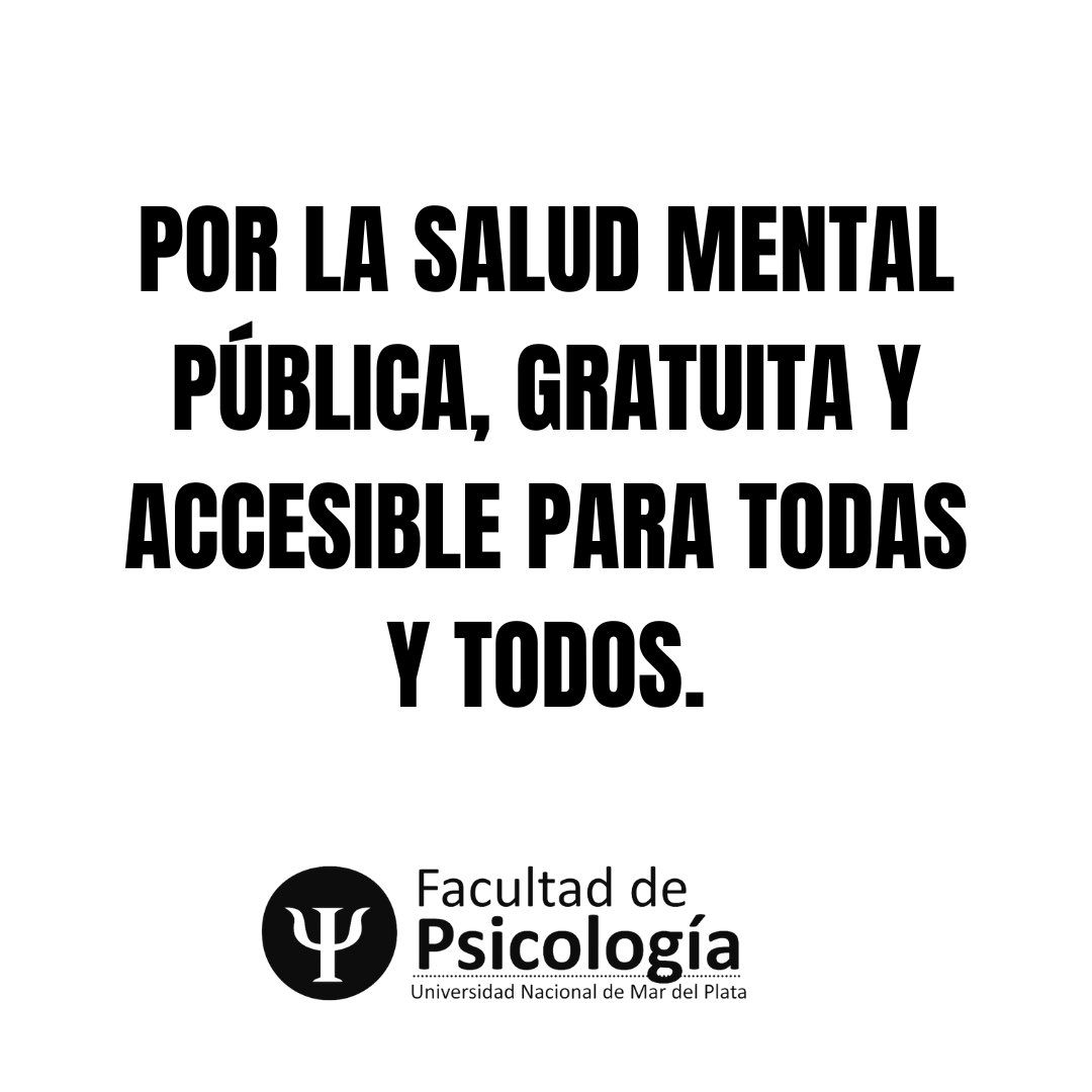 La Facultad de Psicología de la Universidad Nacional de Mar del Plata manifiesta su enérgico rechazo ante la decisión de cierre del Hospital de Salud Mental "Laura Bonaparte", un referente a nivel nacional en la atención integral de la salud mental y los consumos problemáticos.