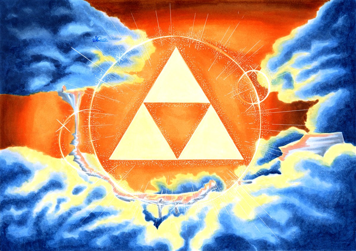 itisebee's tweet photo. The only piece I made for #linktober 
Prompt: Sacred https://t.co/J0VFj8vaFe
