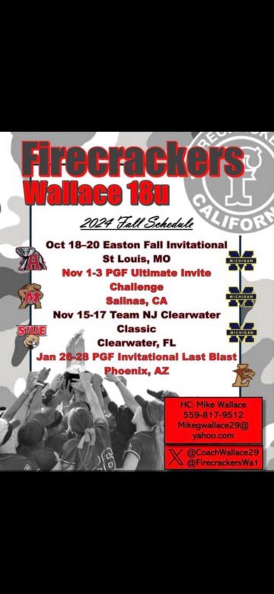 _BrynnGentry's tweet photo. Less than two weeks until Missouri!! Can’t wait to be back on the field with my teammates and @FirecrackersWa1 🧨🧨 @Jodie19Cox @StacyMayJohnson @laniricketts10 @Hey_Coach_Bobby @Drew_Rich1221 @hunter_hays27 @dlargent17 @CoachP__ @CharMorgan34 @JaymiSteward https://t.co/VaKZjnG0xP