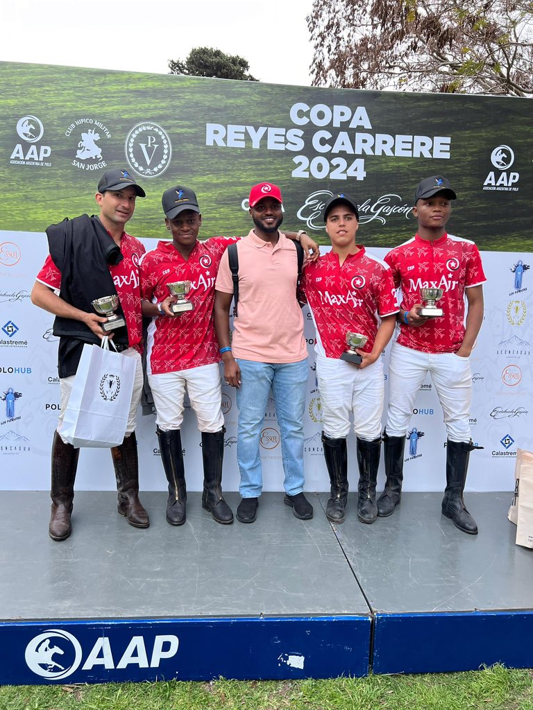 yaxsportlens's tweet photo. Breaking News: Max Air Polo Team, led by the Mangal brothers ATTAHIR and DEENY, makes history in Palermo as the first Nigerian team to compete in and win the Reyes Carrere Cup, raising the green and white flags on a global stage. https://t.co/AA3FJ24L7O