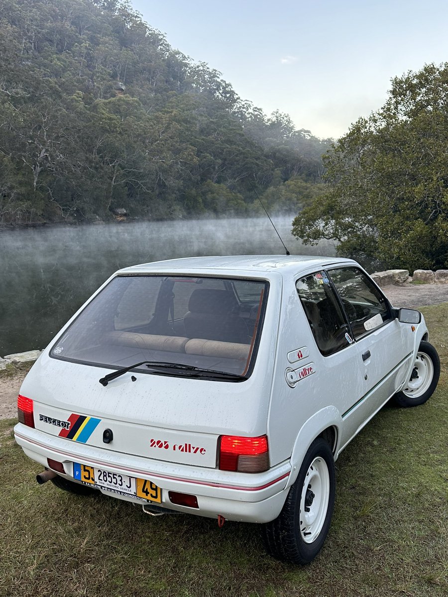 steve_moran's tweet photo. @Carpervert @LateBrakeShow Loved this one Jonny! here is a pic of my 14yo son's 205 Rallye clone we made during lockdown here in Sydney. https://t.co/jxsTXRQhtX