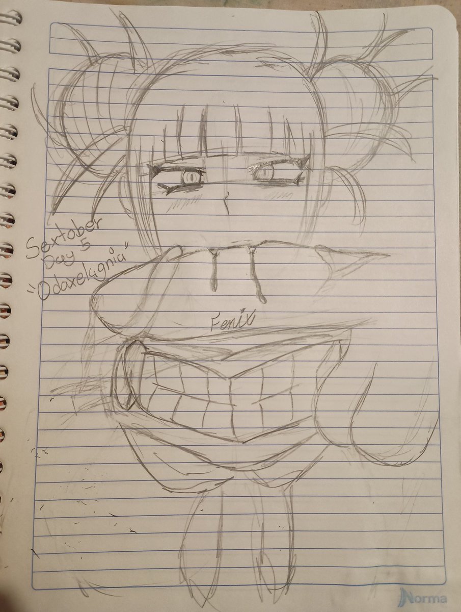Fenix_Draws's tweet photo. #SEXTOBER DAY #5 Odoxelagina (Himiko Toga - My hero academia) https://t.co/FG2NHU9F4Z