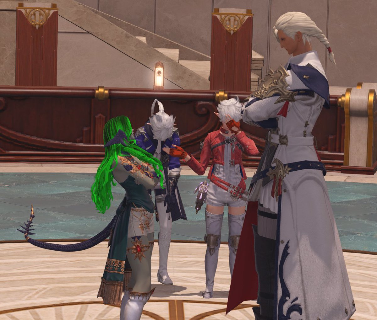 SardineBandit's tweet photo. An Unstoppable Force VS An Unmovable Object #WOL #endwalker #gposer #alisaie #alphinaud #fourchenalt #leveilleur https://t.co/nqh08NyUZE