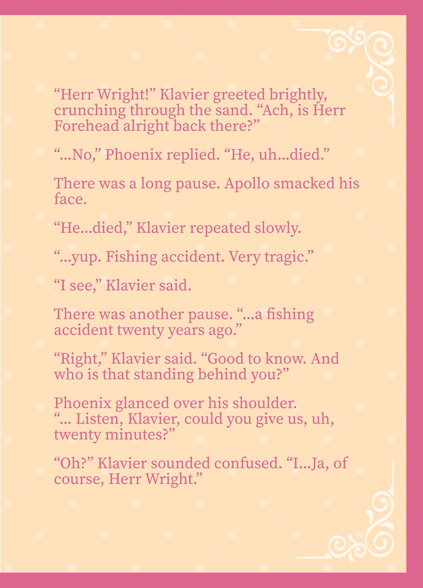 Ace Attorney Women Zine 🌷 Production! (@aawomenzine) on Twitter photo 🌷 Contributor Spotlight
Our next writer is an expert at dialogue! <a href="/JJsADragon/">JJsADragon</a>'s humor and wit are right at home in the courtroom, but at the same time, she knows exactly how to tug on the Judge's heartstrings. 🌷 Contributor Spotlight
Our next writer is an expert at dialogue! <a href="/JJsADragon/">JJsADragon</a>'s humor and wit are right at home in the courtroom, but at the same time, she knows exactly how to tug on the Judge's heartstrings.