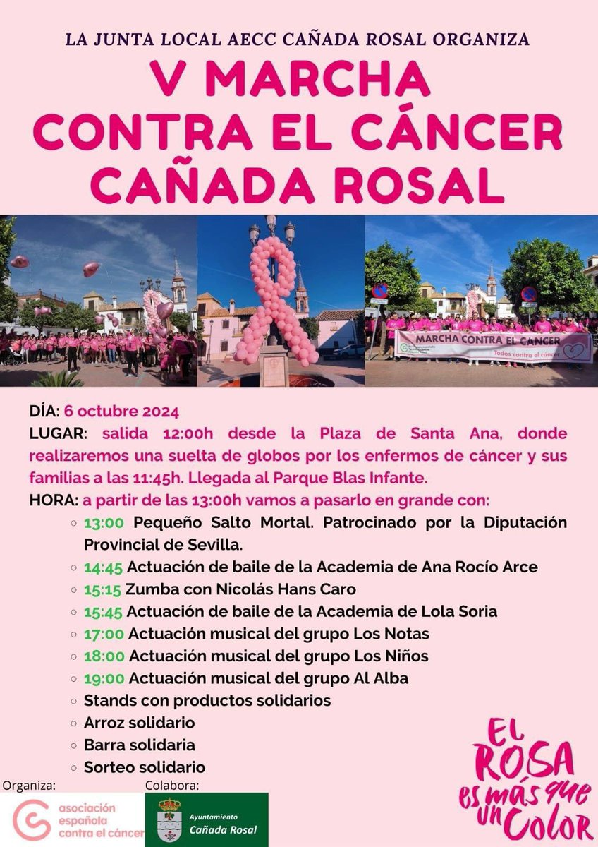 Cañada Rosal a celebrado la V marcha contra el cáncer 🩷, un día lleno de fiesta con actuaciones musicales 🎤🎸y comida solidaria 🥘 celebrada en el parque Blas Infante

#andalucia #sevilla #sonido #prueba #cañadarosal #marcharosa #marchacontraelcancer #fiesta #eventosdecalidad
