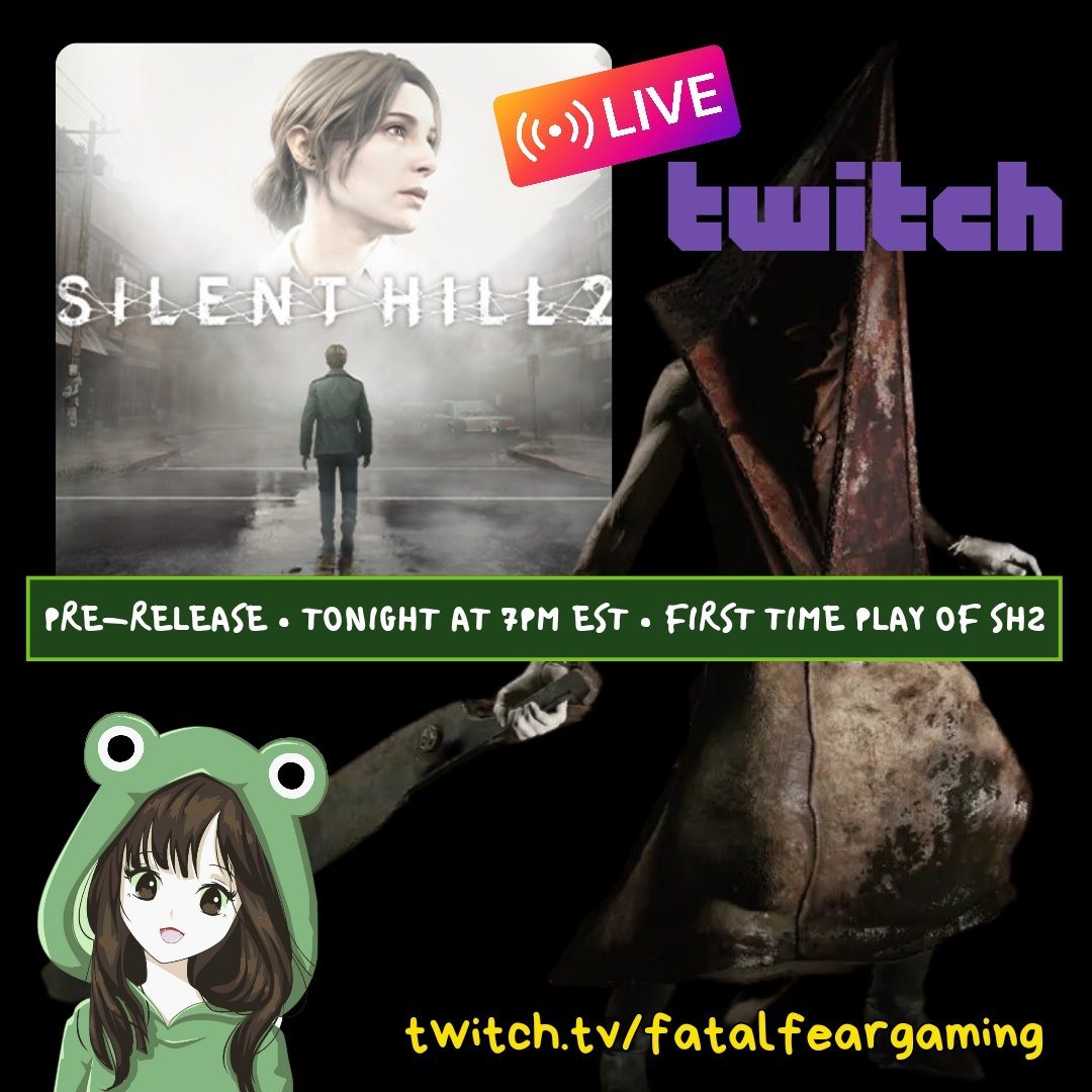 FatalFearGaming's tweet photo. WE PLAYING THIS SHIZ AT 7PM EST. let's gooooo. 
I've got my brown pants on. https://t.co/OyrMhiplSd  #twitch #SilentHill2Remake #SilentHill2 https://t.co/uENs6EZzCt