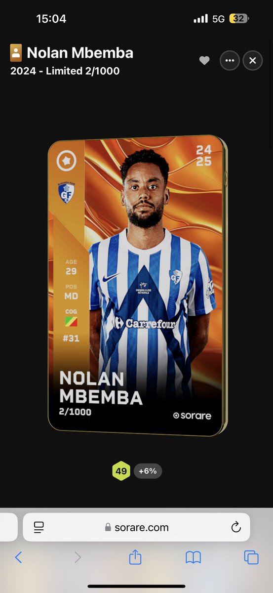 GIVEAWAY 🎁 Sorare GF38 

Jessy Benet et Nolan Mbemba sont à gagner pour 2 gagnants ⚪️🔵!!
TAS le Vendredi 11 Octobre !! ⏳
Pour participer :

✅ follow me 
✅ Retweet et like le post
✅ tag 1 amis 

Bonne chance 🍀 à tous! #Concours #Sorare #Giveaway #Limited #soraregiveaway