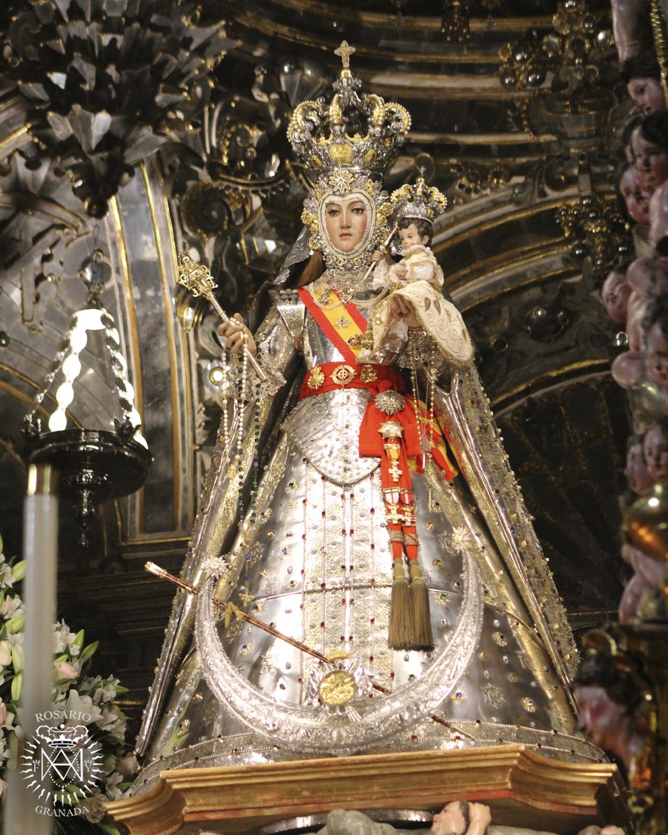 Rosario_Granada's tweet photo. Día 7 de #Octubre

- FESTIVIDAD DE LA #VIRGENDELROSARIO -

Patrona del #Realejo, Copatrona de #Granada y Capitán General de la Armada Española.

La Stma. Virgen ataviada para los Solemnes Cultos en su honor, que se celebrarán de los días 7 al 12.

#RosarioCoronada2024 https://t.co/8eVZvEKNVI
