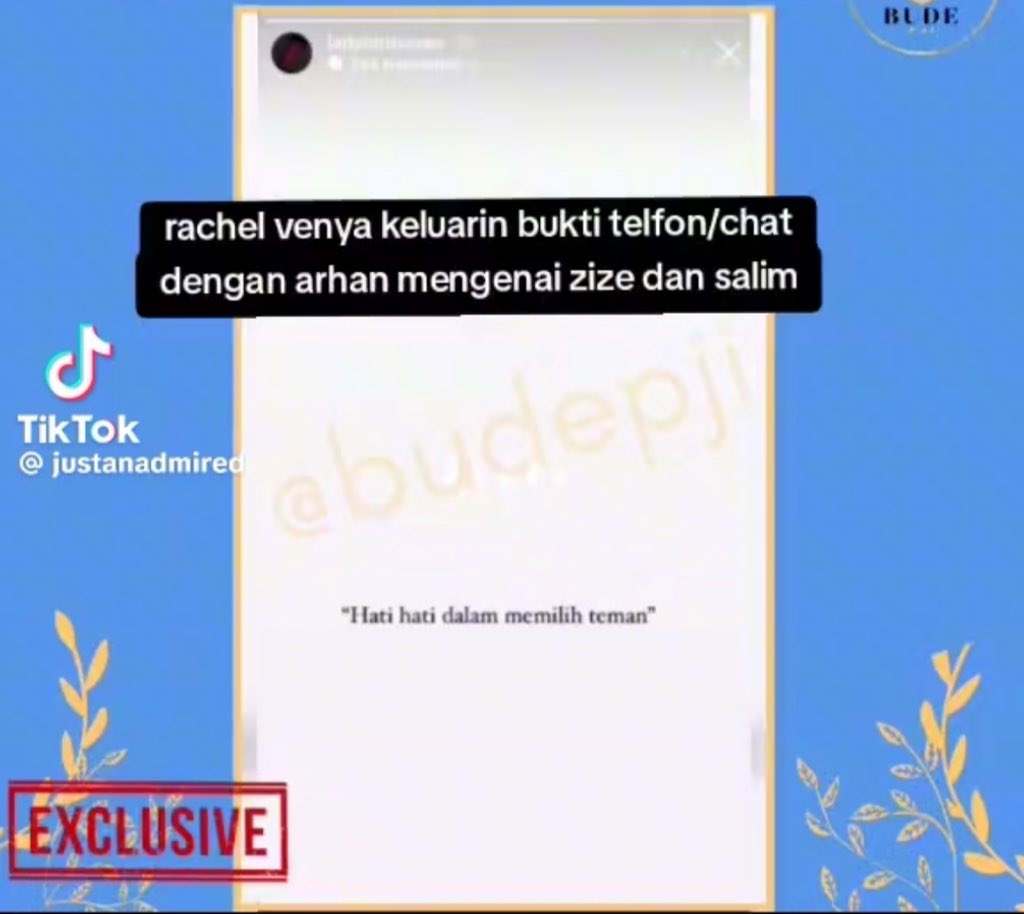 kekocakanxx's tweet photo. rachel sengaja ngespill pas si zize ultah gong bgtt menyala rachell🔥

kayaknya rachel udah gedek bgtt disalahin teruss, padahal dia korban https://t.co/wpCBxV702J